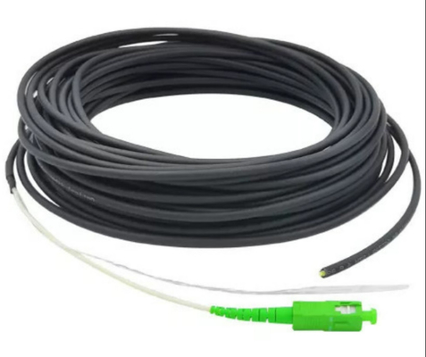Selubung LSZH hitam SC APC FTTH Patch Cord FTTH Drop Cable 50M 20M SC UPC