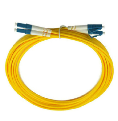 Lc To Lc Single Mode Fiber Patch Cable Duplex Fiber Jumper Daya Tahan